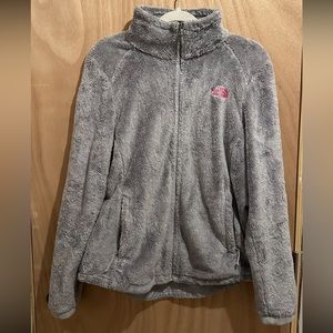 USED North Face Osito Jacket Breast Cancer Awareness